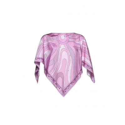 PUCCI PRINTED SILK TWILL TOP 4URM974U861077